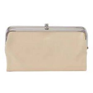 HOBO Beige Clutch with Silver Accents
